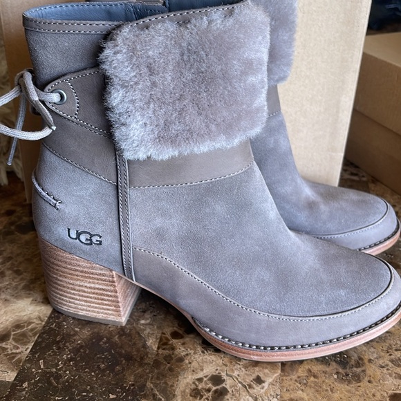 Ugg grey Kirke midi ankle boots - Picture 4 of 12